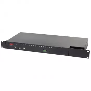 APC KVM1116R KVM Switch - 1 lokālais lietotājs, 16 porti, VGA, USB, 1U plaukts