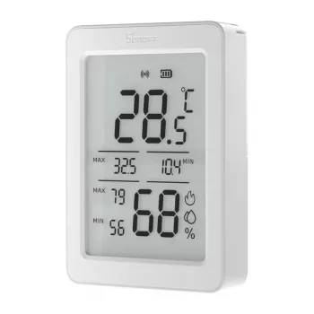 SONOFF AirGuard TH SNZB-02DR2 ZigBee temperatūras un mitruma sensors ar LCD displeju