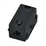 EFB Elektronik Ferrite Ring Core 6,5 mm Black Square