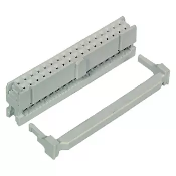 EFB-Elektronik 50-Pin Header Connector, Grey, 2,54 mm Pitch, Male, 2x25, Through-Hole, Solder