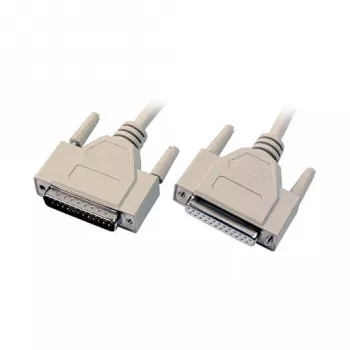 EFB-Elektronik Serial Data Cable 1:1, 2x D-Sub 25, Male-Female, 2,0m, Beige