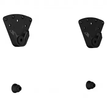 Equip 32-100 No Drilling TV Wall Mount Bracket, Single Arm, 75kg, Melns