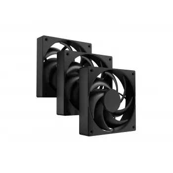 Fury SAI S12 PWM Black 3-Pack 120mm Ventilatoru Komplekts