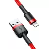 Baseus CALKLF-C09 USB-A uz Lightning kabelis 2 m Sarkans