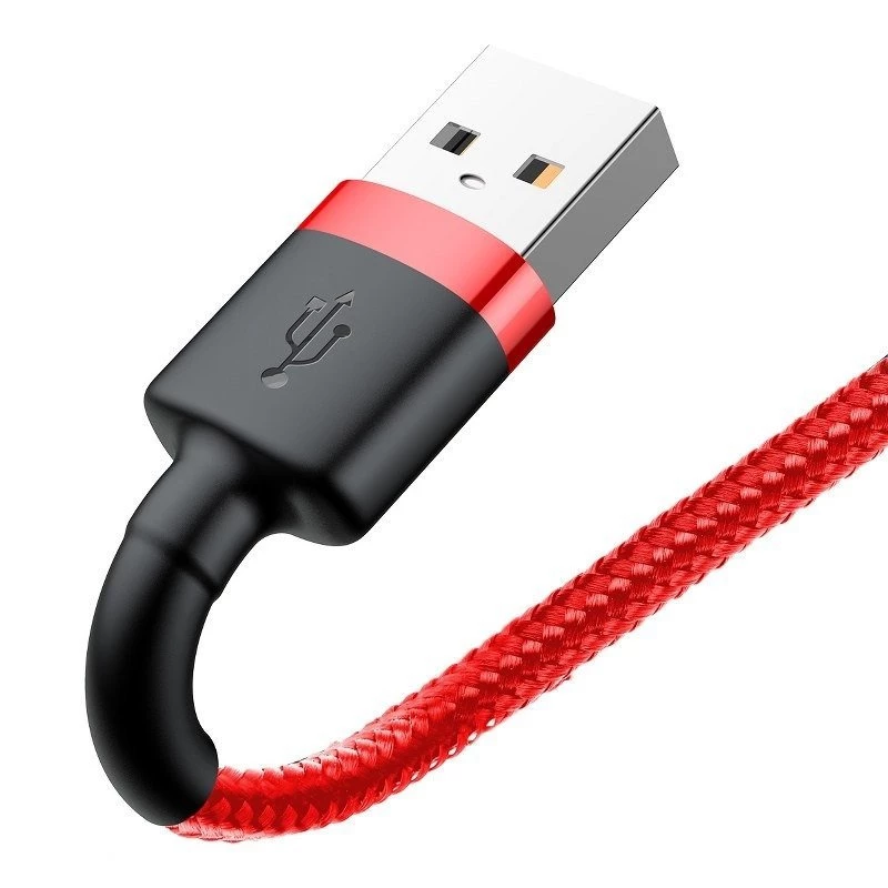 Baseus CALKLF-C09 USB-A uz Lightning kabelis 2 m Sarkans