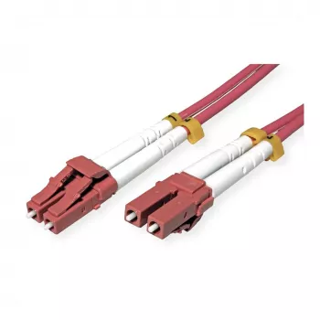 ROLINE Fiber Optic Patch Cable OM4 50/125µm LC/LC Steel-Reinforced LSOH Violet 7 m