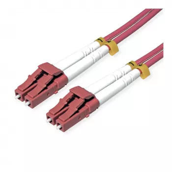 ROLINE Fiber Optic Patch Cable OM4 50/125µm LC/LC Steel-Reinforced LSOH Violet 7 m