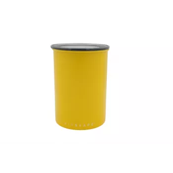 Airscape® Stainless Steel Aroma Canister Medium, Matte Yellow