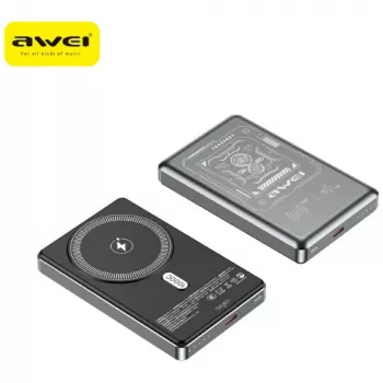 AWEI PA-31 MagSafe Power Bank 10000mAh Pelēks