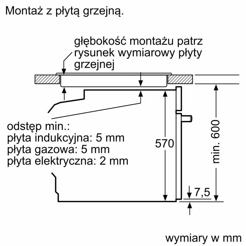 BOSCH HBA334EB4 Iebūvējamā cepeškrāsns 71L Melna