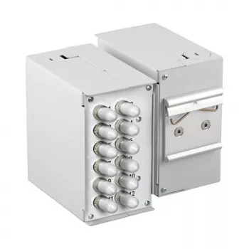EFB-Elektronik Front Panel for 6 x SC-Simplex, LC-Duplex, E2000 with 1,7mm Screw Holes