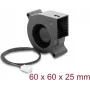 Delock Blower Fan 12 V DC 60 x 60 x 25 mm ar 3-Pin Fan Connector, Black (67492)