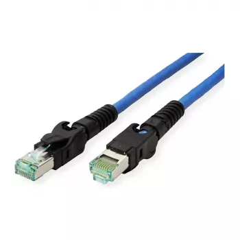EasyLan VarioBoot Cat.6A S/FTP Patch Cable Blue 1,0 m