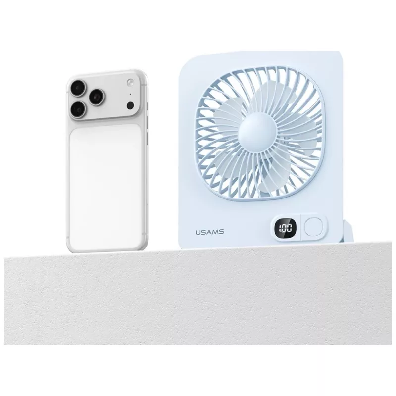 USAMS ZB363 Magnetic Desk Fan Purple