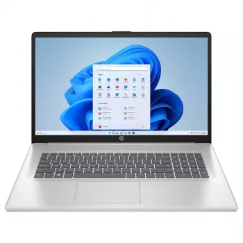 HP 17-CP3005DDX Laptop, 17.3 inch FHD Anti-Glare IPS, AMD Ryzen 5 7430U, 16GB DDR4, 512GB SSD, AMD Radeon Graphics, Windows 11 Home S Mode, Natural Silver