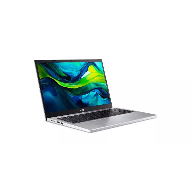 Acer Aspire Go 15 AG15-32P-39R2DX Klēpjdators - Intel Core 3 N355, 15.6 inch FHD IPS, 8GB RAM, 128GB SSD + 256GB SSD, Windows 11 Home, Sudrabs
