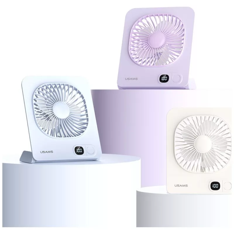 USAMS ZB363 Magnetic Desk Fan Blue