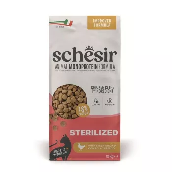 SCHESIR Sterilized Bogata Chicken Dry Cat Food 10kg