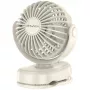 AWEI F45 Mini Desk Fan with Clip, 1200mAh, White