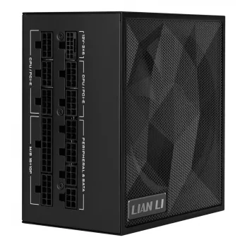 Lian Li SX Series 80 PLUS Platinum Power Supply, Fully Modular, PCIe 5.1, ATX 3.1 - 1200 Watt, Black