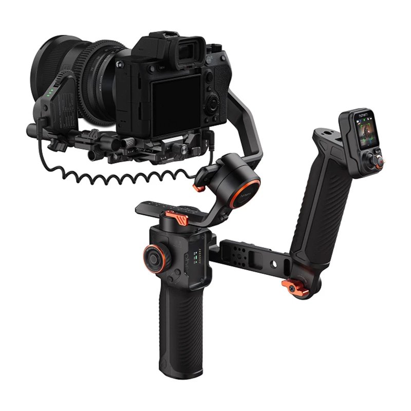 Hohem iSteady MT3 Pro Gimbal Kit – 3 asu stabilizators ar AI izsekošanu un tālvadības priekšskatījumu