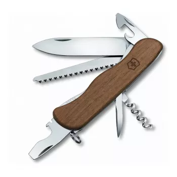 Victorinox Forester Wood Nuss Swiss Army Knife ar valrieksta koka rokturi