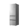 DREAME DRT400WMBEEU Multi-Door Ledusskapis-Saldētava, 432 L, Nerūsējošais Tērauds, No Frost, F Energijas Klase