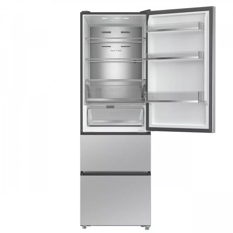 DREAME DRT400WMBEEU Multi-Door Ledusskapis-Saldētava, 432 L, Nerūsējošais Tērauds, No Frost, F Energijas Klase