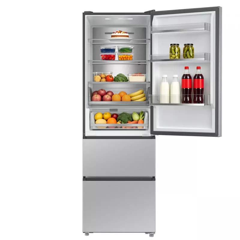 DREAME DRT400WMBEEU Multi-Door Ledusskapis-Saldētava, 432 L, Nerūsējošais Tērauds, No Frost, F Energijas Klase
