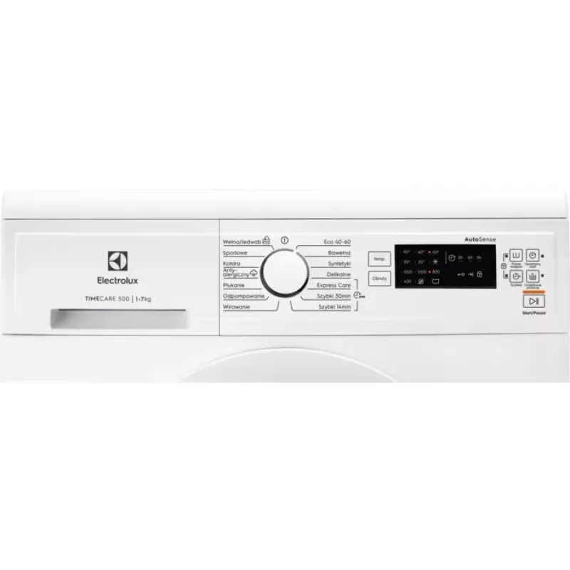 Electrolux EW2FN527WP Brīvi stāvoša priekšējās ielādes veļas mašīna, 7 kg, 1200 apgr./min, energoklase C, balta