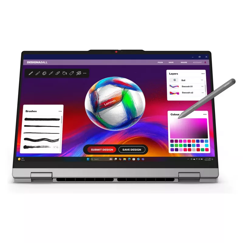 Lenovo IdeaPad 5 2-in-1 15AGP11 15,3 inch WUXGA OLED Skārienekrāna 2-in-1 Klēpjdators (AMD Ryzen AI 7 445, 16GB RAM, 1TB SSD, Windows 11 Home) - 83UM002AGE