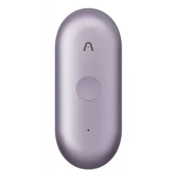 PLAUD NotePin S Lilac AI Voice Recorder ar 64GB Atmiņu, Bluetooth 5.0, USB-C, līdz 30h Ierakstam