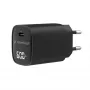 Gembird TA-UC-1C-PD60LCD-01-BK 60W USB Type-C ātrais lādētājs ar LCD displeju, melns