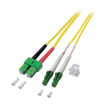 EFB Duplex Patch Cable LC/APC-SC/APC OS2 G652D 7,5m LSZH 2mm Yellow
