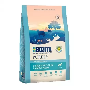 BOZITA Purely Adult Lamb - Sausā barība suņiem - 2,5 kg