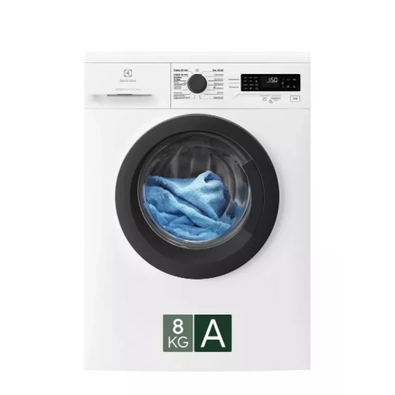 Electrolux EWZF528BP Front Load Washing Machine, 8 kg, 1200 rpm, White