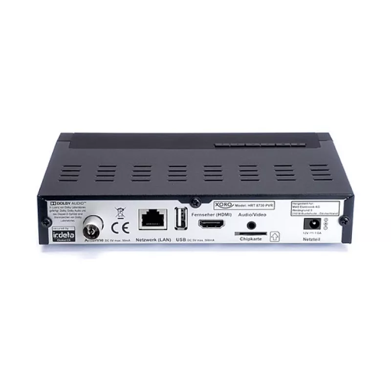 Xoro HRT 8730 DVB-T/T2 Full HD uztvērējs, melns