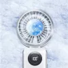 AWEI F39 Fast Ice Mini Rokas Ventilators, Ledus Balts, 3600mAh, Turbo Dzesēšana, 5 Ātrumi, USB-C