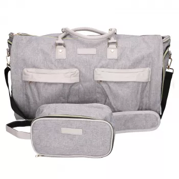 EXTRALINK Black Forest KM05 Travel Bag 51x20x33 cm Foldable + Cosmetic Bag