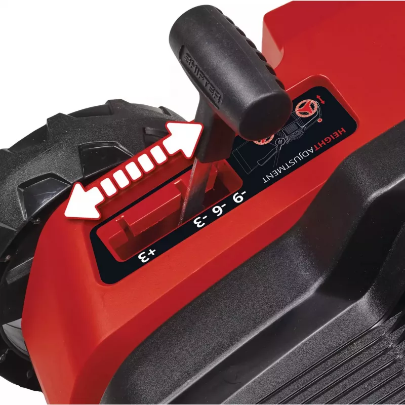 Einhell GE-SA 1435/1 Elektriskais vertikulators un aerators 1400 W, 35 cm darba platums, sarkans/melns