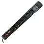 M-CAB SOCKET STRIP 6S PVC 1.5M 2U BK SURGE AND OVERLOAD PROTECTION