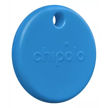 Chipolo POP Bluetooth Tracker ar nomaināmu bateriju iOS un Android ierīcēm, zils