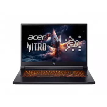 Acer Nitro 17 ANV17-41 Gaming Laptop, AMD Ryzen 7 260, 16GB DDR5, 1TB SSD, GeForce RTX 5060, 17,3 inch QHD 165Hz, Windows 11 Pro, Black