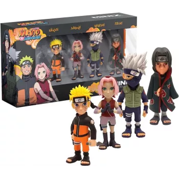 MINIX Naruto Shippuden Set of 4 Collectible Figures 7 cm
