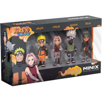 MINIX Naruto Shippuden Set of 4 Collectible Figures 7 cm