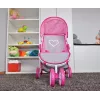 MILLY MALLY leļļu ratiņi Susie Prestige – rozā/pelēkā/baltā krāsā