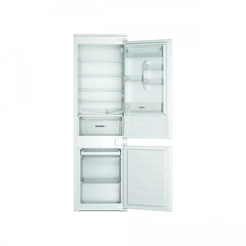 Whirlpool WHC18D071A1 Iebūvējamais ledusskapis-salvētava ar 6th Sense tehnoloģiju, 250 L kopējā ietilpība, energoklase D, balts