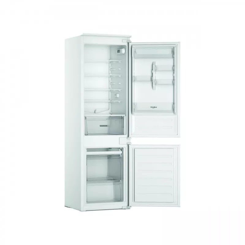 Whirlpool WHC18D071A1 Iebūvējamais ledusskapis-salvētava ar 6th Sense tehnoloģiju, 250 L kopējā ietilpība, energoklase D, balts