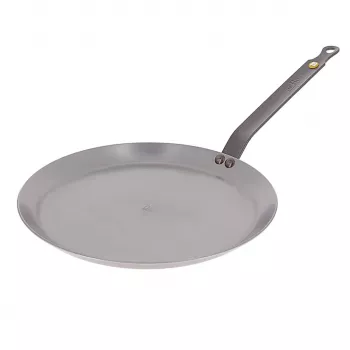 De Buyer 5615.24 Pankūku panna, nerūsējošais tērauds, 24 cm | ITworkshop.lv