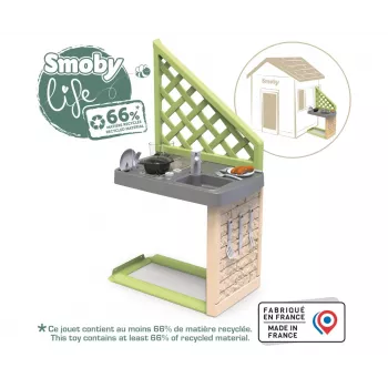 Smoby Life Summer Kitchen Grill ar Aksesuāriem